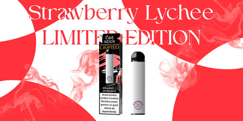 Tigară electronică de unică folosință, aromă Strawberry Lychee LIMITED-EDITION - LaitStick Romania